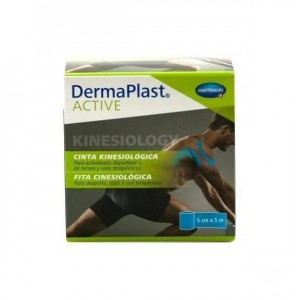 Cinta Kinesiologica - Dermaplast Active (1 Unidad 5 M X 5 Cm Color Azul)