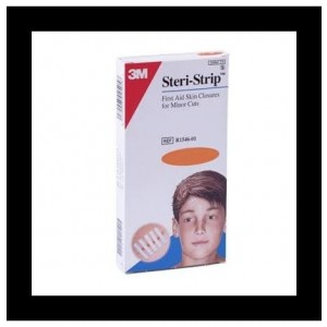 3M Nexcare Steri Strip, Sutura Cutánea Estéril, 102 mm  x 6 mm 10 Tiras. - 3M