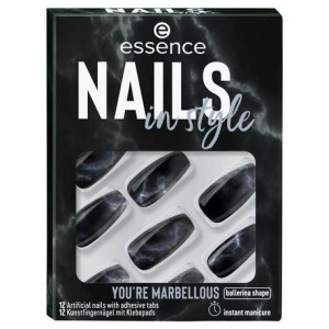 Essence Nails In Style Artificial Nails 17 You'Re Marbellous 12Uds