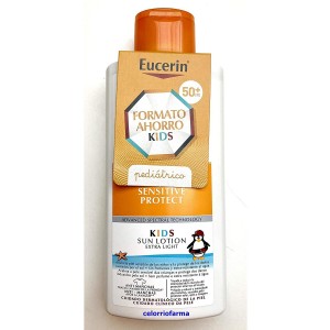 Eucerin Sun Protection 50+ Locion Infantil - Sensitive Protect, 400 ml. - Eucerin