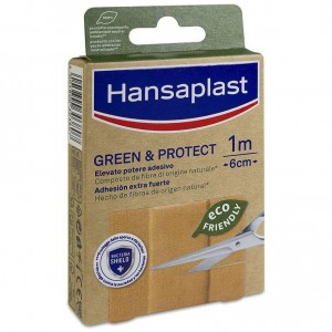 Hansaplast Green Y Protect Apósito Tira 1M X 6Cm