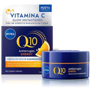 Nivea Crema Q10+ Vitamina C Antiarrugas Energizante Noche 50Ml