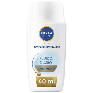 Sun Fluido Diario Protección Facial Spf50+ Tono Medio 40 Ml
