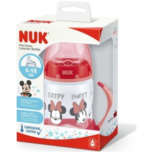 Nuk Biberon Silicona Mickey First Choice 6-18M Niña 150Ml
