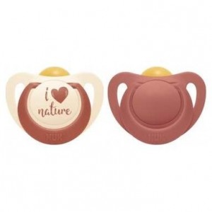 Nuk Chupete Latex Nature 6 - 18 Meses 2Uds