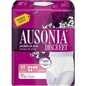 Absorbente Incontinencia Orina Muy Ligera - Ausonia Discreet Pants (8 Unidades Talla Mediana)