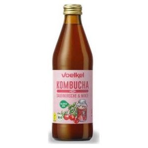 Voelkel Kombucha Cereza Y Menta Bio 330Ml