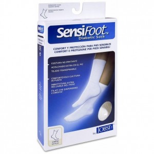 Sensifoot Calcetines Pie Diabético Compresión Normal Talla M, 2 Uds