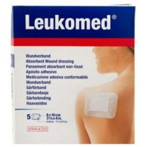 Leukomed - Aposito Esteril Adh (5 Unidades 10 Cm X 8 Cm)