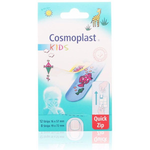 Cosmoplast Apositos Infantiles Quick Zip 20Uds