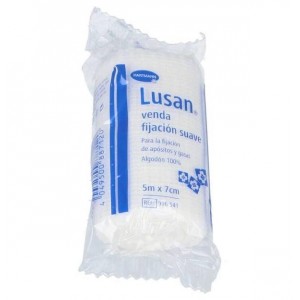 Venda De Gasa Hidrofila Cambric - Lusan Fijacion Suave (1 Unidad 5 X 7 Cm)