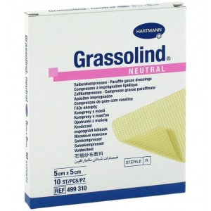 Grassolind Neutral - Aposito Esteril (5 X 5 Cm 10 U)