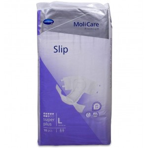 Absorbente Incontinencia Orina Anatomico - Molicare Premium Slip Super Plus (10 Unidades Talla L)