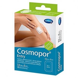 Cosmopor Entry Aposito Esteril 7,2 X 5 Cm 10 U