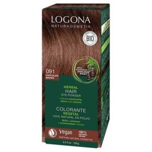 Logona Colorante Vegetal 091 Castaño Chocolate 2X50G