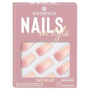 Essence Nails In Style Artificial Nails 16 Café Au Lait 12Uds