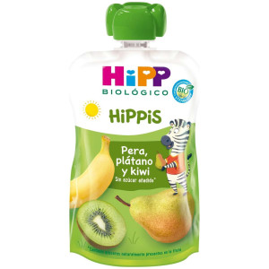 Pouches De Kiwi Pera Y Platano Bebibles 100Gr. Bio