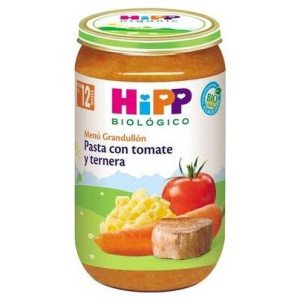 Hipp Potito Pasta Tomate Ternera Bio +12M 250G
