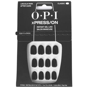 Opi Xpress/On Uñas Artificiales Tonos Icónicos Lincoln Park After Dark 30 U