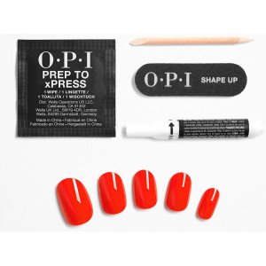 Opi Xpress/On Uñas Artificiales Tonos Icónicos Strawberry Margarita 30 U