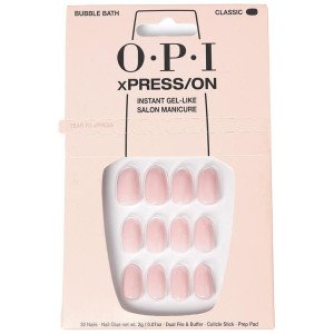 Opi Xpress/On Uñas Artificiales Tonos Icónicos Bubble Bath 30 U