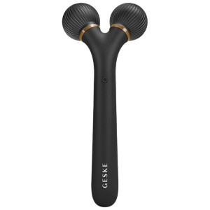 Geske Smartappguided Sonic Facial Roller 4 In 1 Black Gold 1Ud