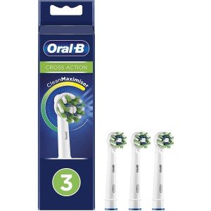 Cepillo Dental Electrico Recambio - Oral-B Cross Action Eb50Rb (3 Cabezales)