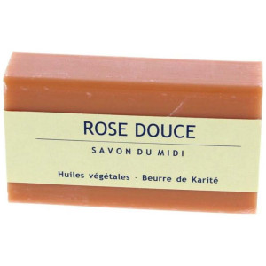 Jabon En Pastilla De Rosa Dul 100Gr. Bio