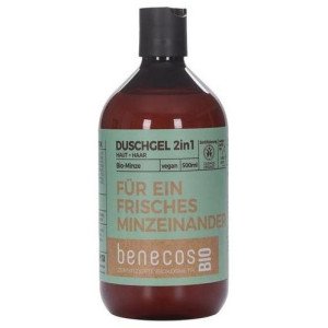 Benecos Gel De Baño 2 En 1 Menta Bio Vegan 500Ml
