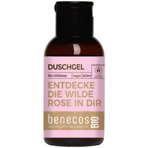 Benecos Gel De Baño Rosa Mosqueta Mini Viaje 50Ml