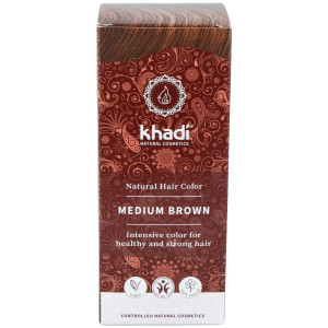 Tinte Herbal Color Castaño Medio 500gr - Khadi