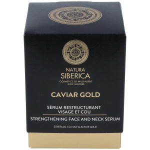 Natura Siberica Caviar Gold Serum Reafirmante Para Rostro Y Cuello 30 Ml