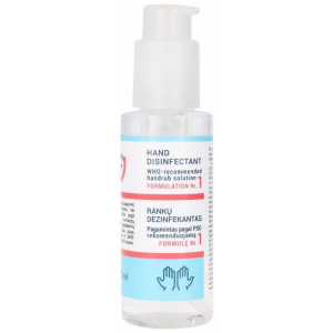 Hand Disinfectant Handrub Solution 80% Alcohol 100 Ml
