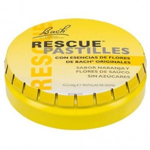 Rescue Pastillas Naranja Sauco 50Grs. Flores Bach