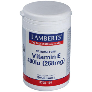 Lamberts Vitamina E Natural 400Ui 180 Comprimidos