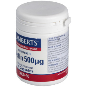 Lamberts Biotin 500Mg 90Cáps