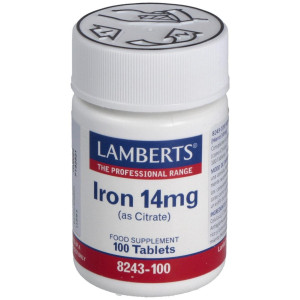 Lamberts Iron 14Mg 100 Tabletas