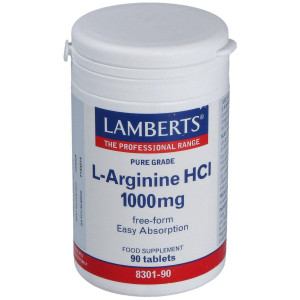 Lamberts L-Arginina Hci 1000Mg 90 Comprimidos