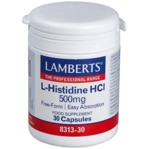Lamberts L-Histidina Hci 500Mg 30Caps
