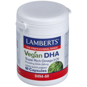 Lamberts Dha Vegano 60 Cápsulas De 250Mg
