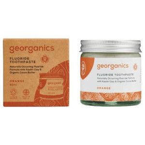 Georganics Dentífrico Flúor Naranja 60Ml
