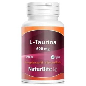 Naturbite L-Taurina 600Mg 60Caps