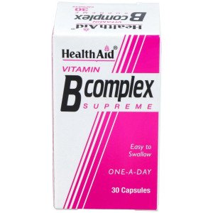 Vit B Complex 30Cap. Health Aid
