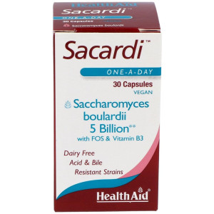Sacardi (Saccharomyces Boulardii) 30Vcaps.