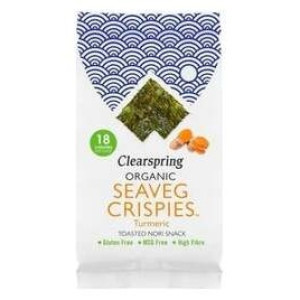 Clearspring Snack Alga Nori Cúrcuma Bio 4G