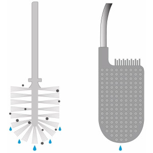 Flex Lite Toilet Brush 1 U