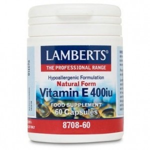 Vitamina E 60 Cap 400Ui 8708 Lamberts
