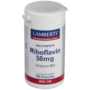 Vitamina B-2 50 Mg.(Riboflavina) 100 Cap.