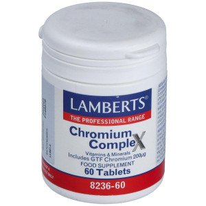 Lamberts Complejo De Cromo 60 Comprimidos