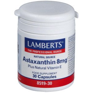 Lamberts Astaxantina 8Mg Con Vitamina E 30Caps